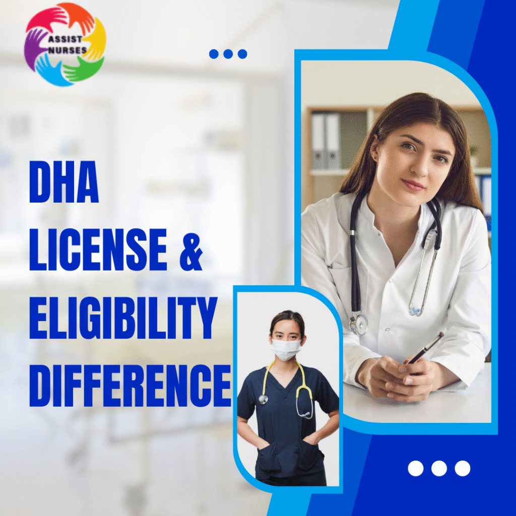 DHA Eligibility and License Difference
